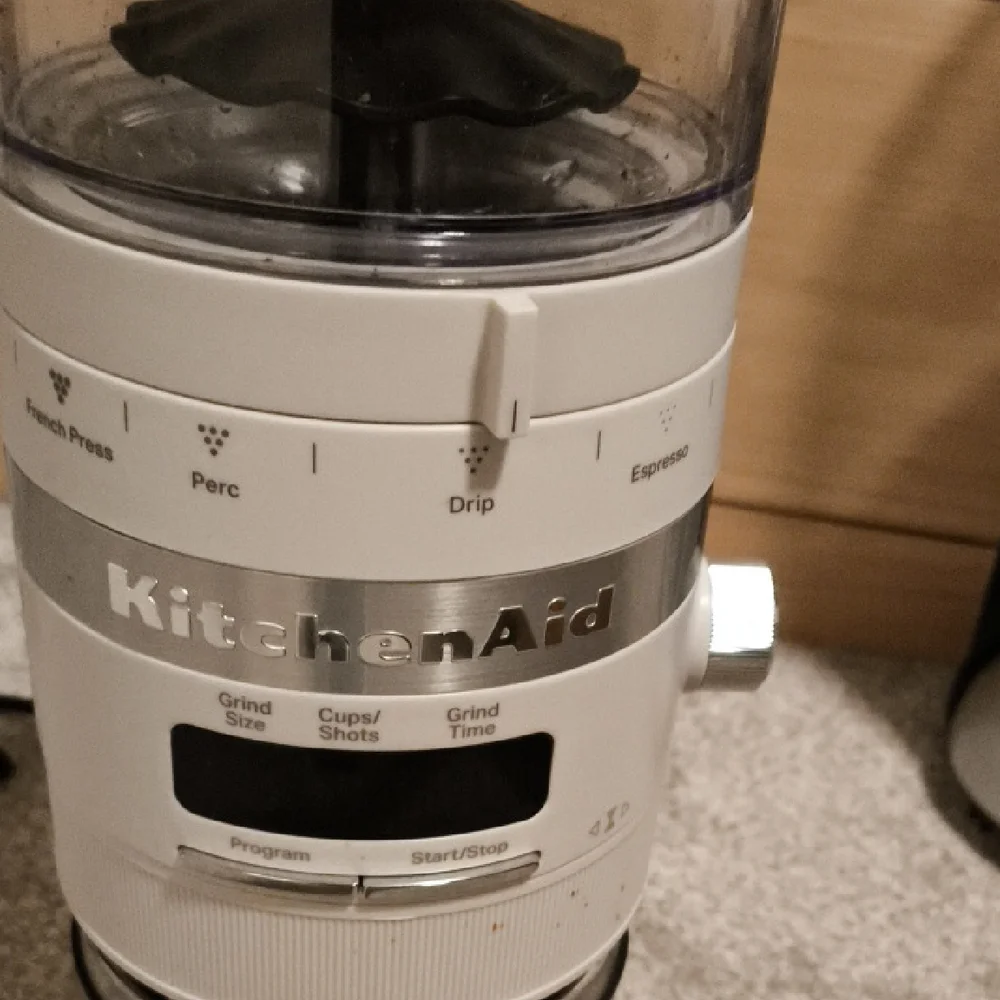 KitchenAid Coffee Grinder in Cream and Silver - Picture 3 of 7